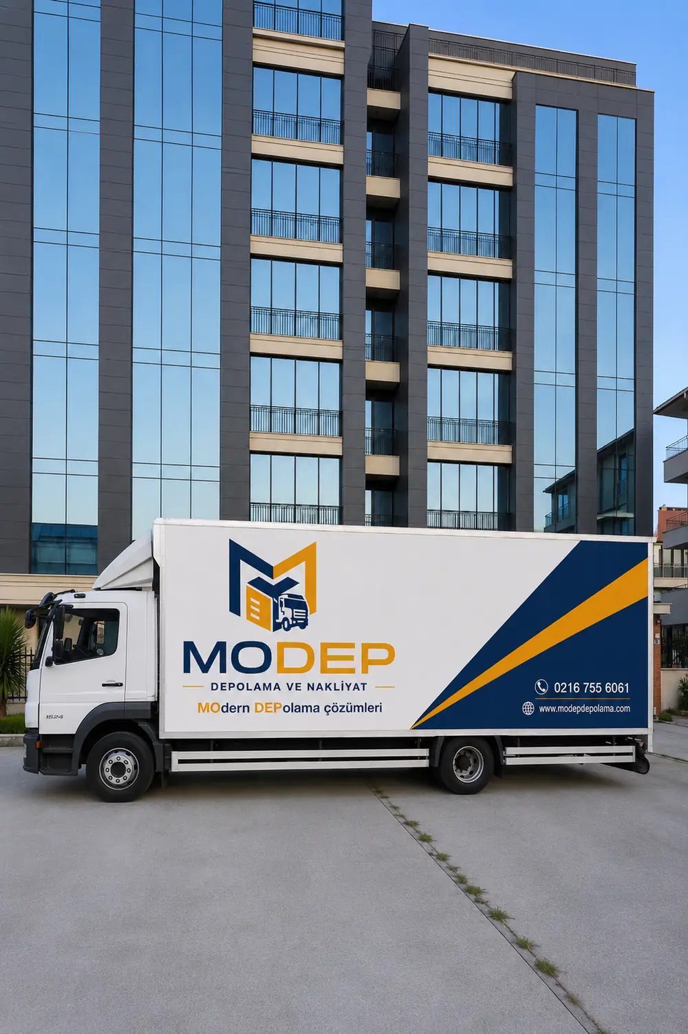 MODEP branded pickup truck